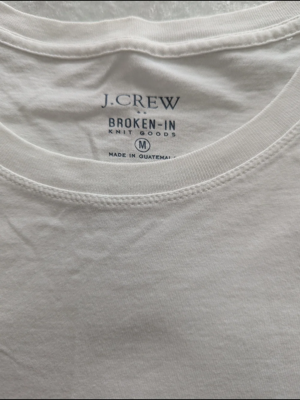 J. Crew T-shirt and Black & White Leaf-Print Shorts